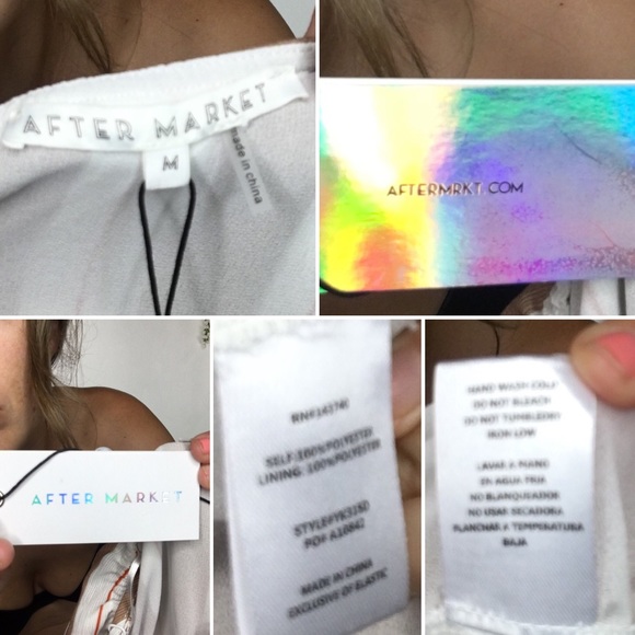 NWT AFTER MARKET maxi dress ruffled striped 0028 - Picture 6 of 8